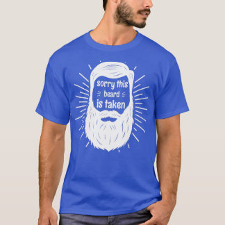 T-shirt désolé que cette barbe soit prise 48