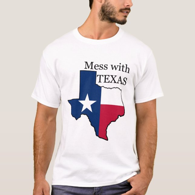 T-shirt Désordre avec le Texas (Devant)