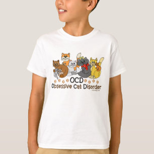 T-shirt Désordre obsédant de chat d'OCD