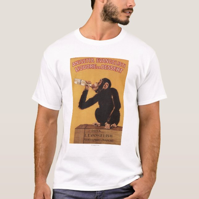 T-shirt Dessert d'Anisetta Evangelisti Liquore DA (Devant)