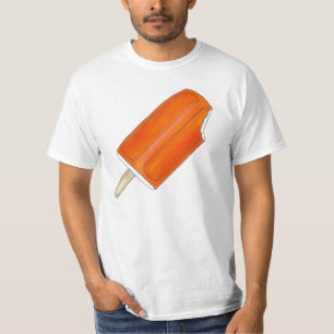 T-shirt Dessert de crème glacée à la crème orange