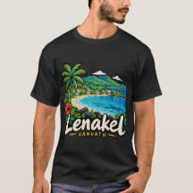 Dessin à la main Lenakel Vanuatu Art de voyage Mon