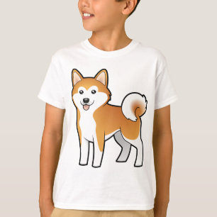 T-shirt Dessin Akita Inu / Shiba Inu