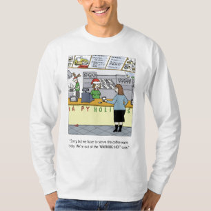 T-shirt Dessin animé café chaud