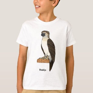 T-shirt dessin animé d'aigle des Philippines