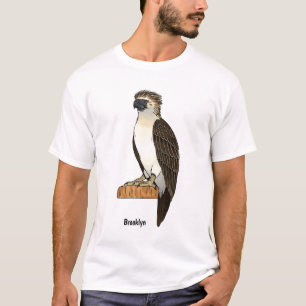 T-shirt dessin animé d'aigle des Philippines