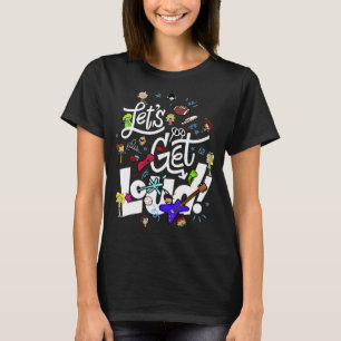 T-shirt Dessin animé de famille vintage drôle dans une gra