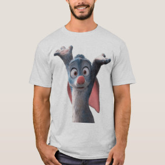 T-shirt Dessin animé de lapin choqué