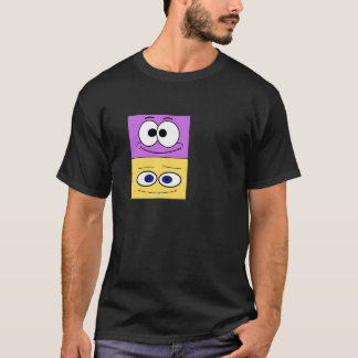 T-SHIRT DESSIN ANIMÉ JAUNE-LAVANDE POUR TEES