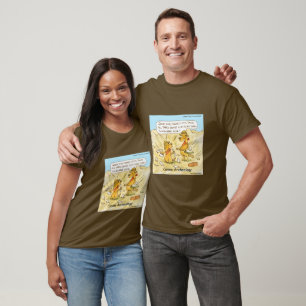T-shirt Dessin animé LTCartoons drôle Archéologie canine