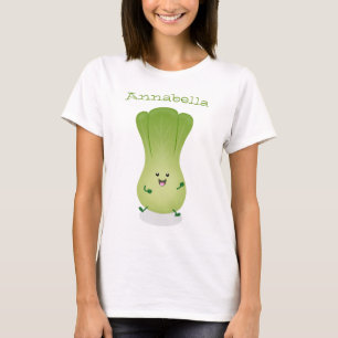 T-shirt dessin animé mignon de bok choy