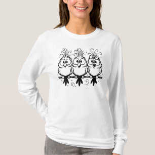 T-shirt Dessin Animé Oiseaux Drôles-56456