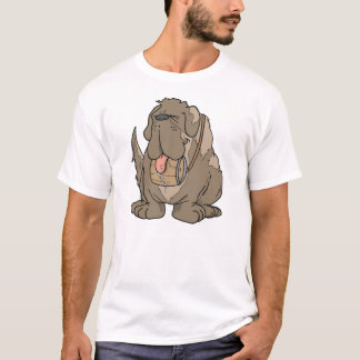 T-shirt dessin animé st bernard