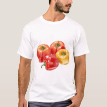 Dessin aquarelle de quatre fruits de Paprika