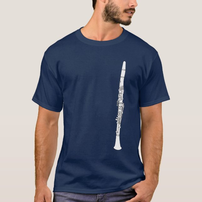 T-shirt dessin Clarinet (Devant)