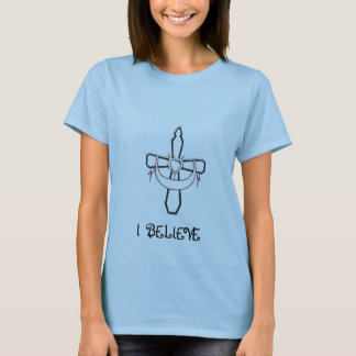 T-shirt Dessin croisé que JE CROIS