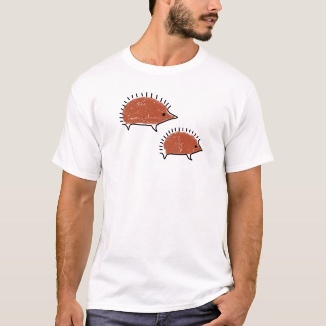 T-shirt Dessin d'animal peignant la grotte préhistorique d (Devant)