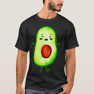 T-shirt Dessin d'aquarelle à l'avocat cuddle