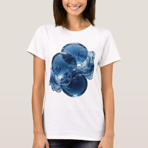 T-shirt Dessin d'art abstrait en argent propre