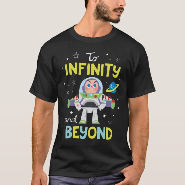 T-shirt Dessin de Buzz | Vers l'infini et au-delà (Devant)