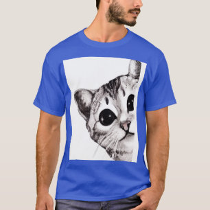 T-shirt Dessin de chat mignon 1