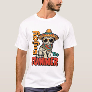 T-shirt Dessin de conception de gravure vintage de chapeau