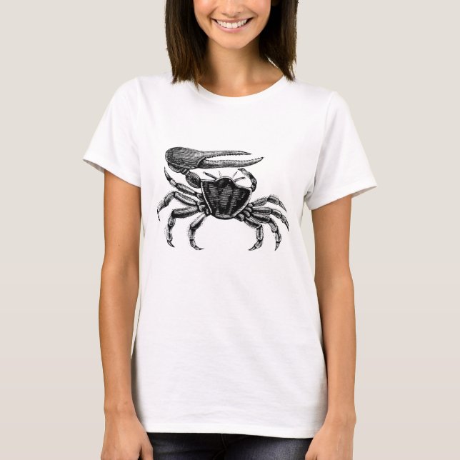 T-shirt Dessin de crabe de violoneur (Devant)