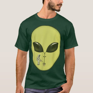 T-shirt Dessin de croissance du complot Humour Astronaut d
