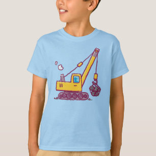T-shirt Dessin de grue de construction - Inspiré par les e