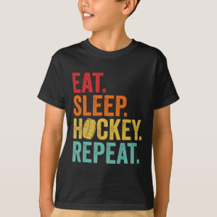 T-shirt Dessin de hockey drôle pour garçons enfants hommes