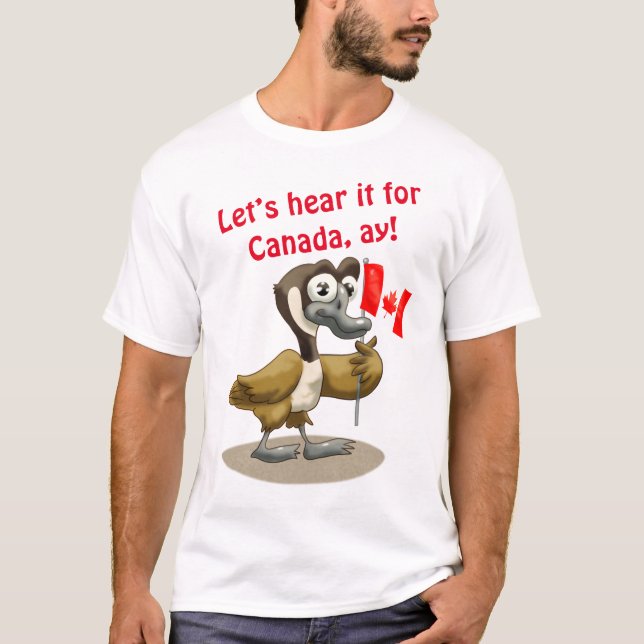 T-shirt Dessin de l'Oie canadienne (Devant)