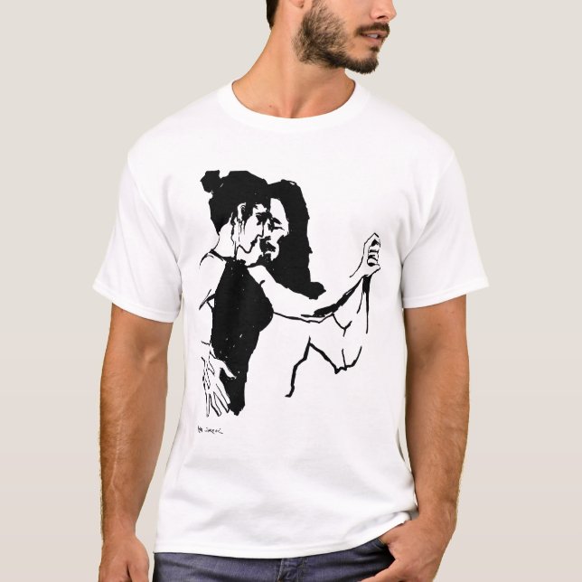T-shirt Dessin de tango (Devant)