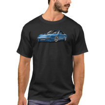 dessin de voiture bleue 240sx 