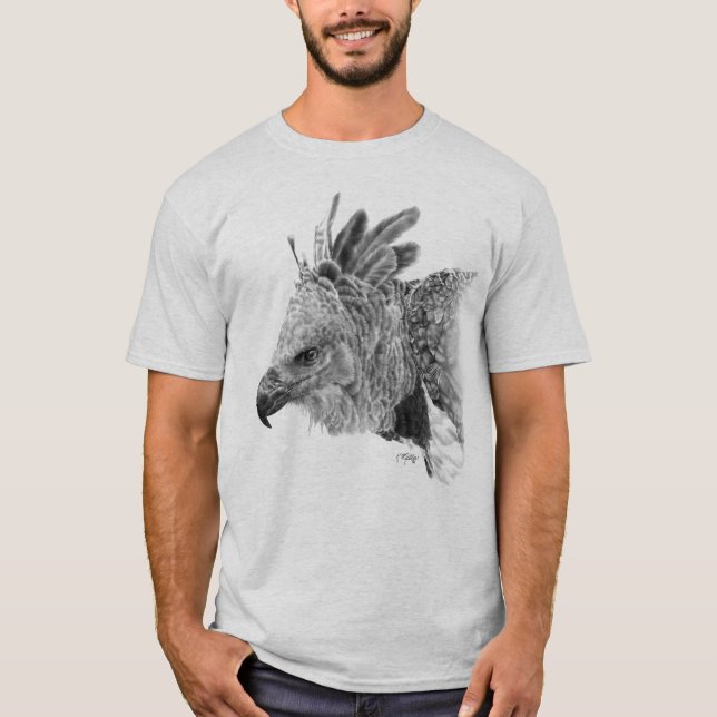 T-shirt Dessin d'Eagle de harpie (Devant)