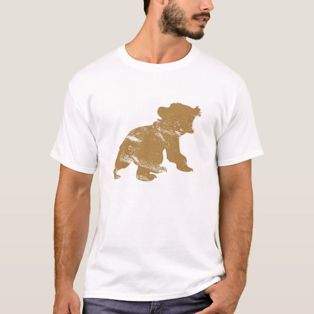 T-shirt Dessin Disney de l'ours frère Koda Rawring (Devant)