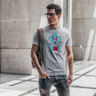 T-shirt Dessin du Citrouille de levage Werewolf