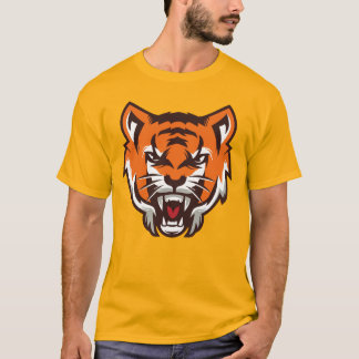 T-shirt Dessin du visage du tigre