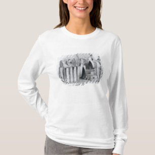 T-shirt Dessin du worsted dans des rubans