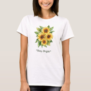 T-shirt Dessin floral estival peint à la main