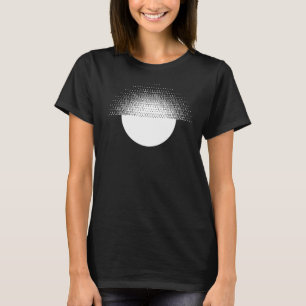T-shirt dessin géométrique de soleil