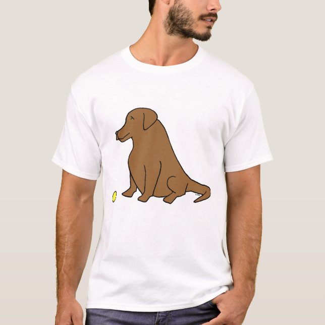 T-shirt Dessin humoristique de chien amusant pour les amat (Devant)