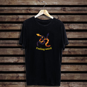 T-shirt Dessin humoristique de serpents multicolores dessi