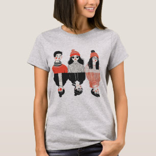T-shirt Dessin moderne simple des jeunes cool