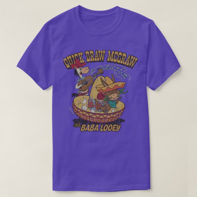 T-shirt Dessin rapide McGraw Baba Looey (Design devant)