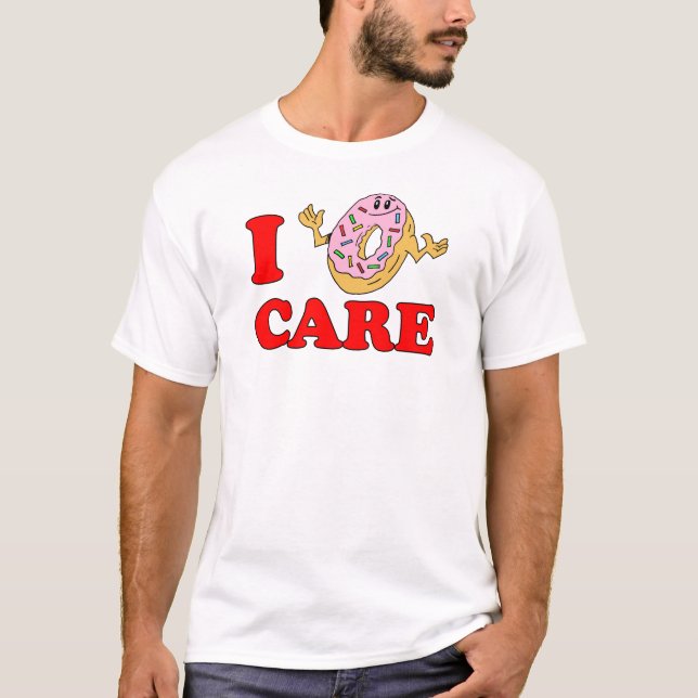 T-shirt Dessin sur la noix de muscade I Donut Care (Devant)