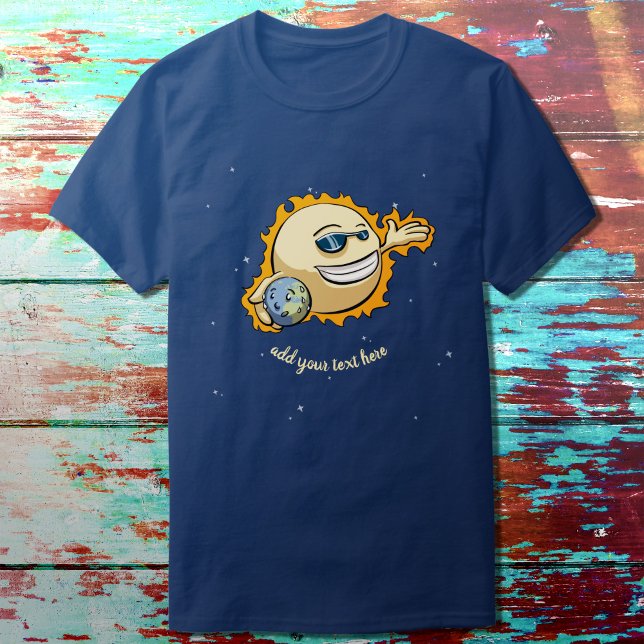 T-shirt Dessin sur le changement climatique Sun & Earth (Créateur téléchargé)