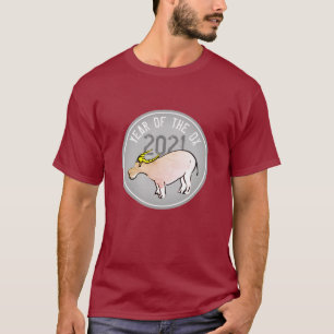T-shirt Dessin sur X Nouvel An Chinois 2021 T Hommes