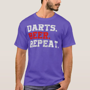 T-shirt Dessins Bière Répétition Dart-Player Drôle Drôle B