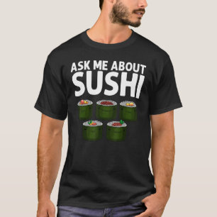 T-shirt Dessins De Sushi Pour Hommes Femmes Nourriture Jap