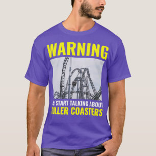 T-shirt Dessous de verre à rouleaux Parc d'attractions Vin